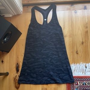 Lululemon camo racerback tank top